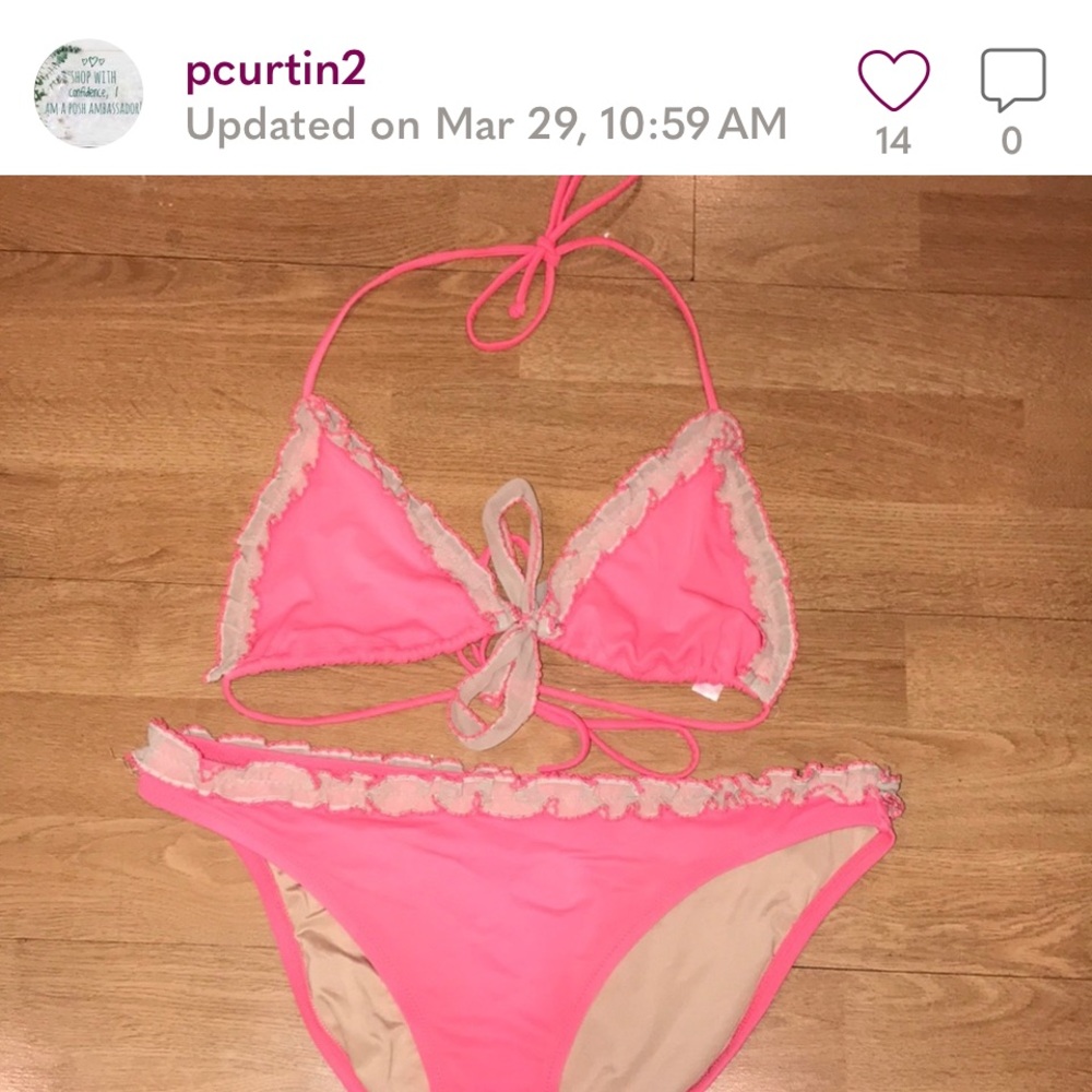 COPY Salmon and nude bikini